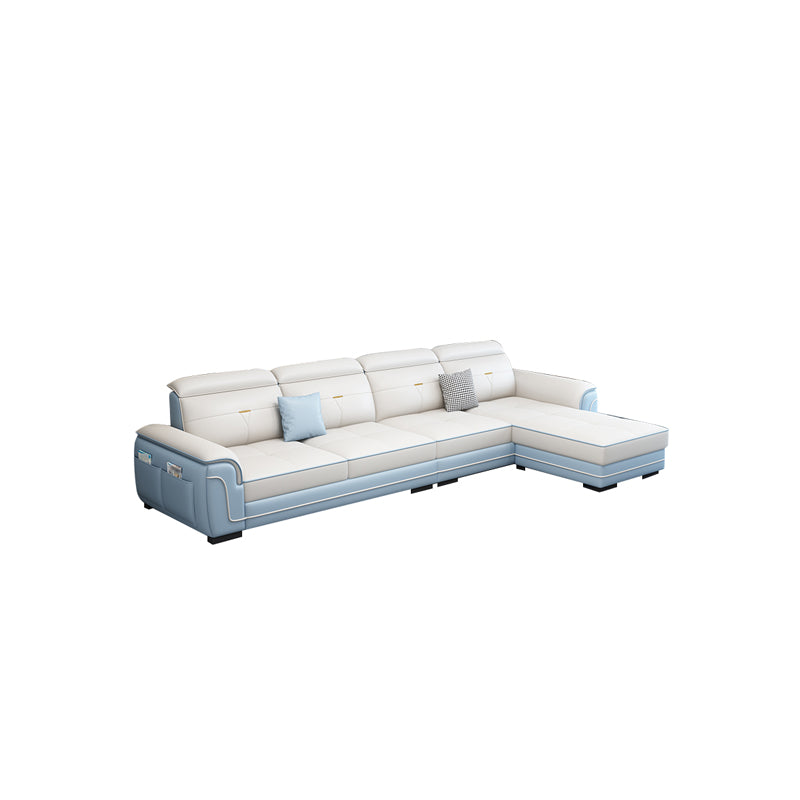 110.24"L x 59.06"W x 33.46"H 4-seat Sofa Cushion Back Sectionals with Storage Clearhalo 'furn' 'furn_sectionals' 'Furniture' 'furniture_sectionals' 'kitchen' 'kitchen_sectionals' 'Living Room Furniture' 'Sectionals' 4856037