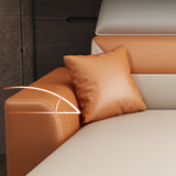 108.66"L x 57.09"W x 35.43"H 4-seat Cushion Back Sofa Tuxedo Arm Sectionals with Storage Clearhalo 'furn' 'furn_sectionals' 'Furniture' 'furniture_sectionals' 'kitchen' 'kitchen_sectionals' 'Living Room Furniture' 'Sectionals' 4856081