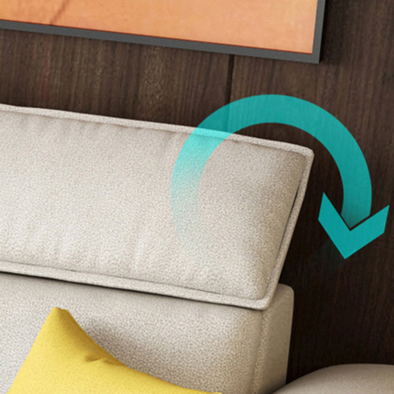 Flared Arm L-Shape Sectional Right Hand Facing Sofa and Chaise for Four People Clearhalo 'furn' 'furn_sectionals' 'Furniture' 'furniture_sectionals' 'kitchen' 'kitchen_sectionals' 'Living Room Furniture' 'Sectionals' 4856391