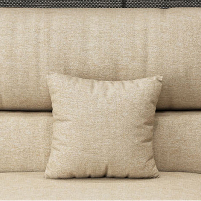Casual Pillow Top Arm Sectional 37.4"H Removable Cushions Sofa and Chaise Clearhalo 'furn' 'furn_sectionals' 'Furniture' 'furniture_sectionals' 'kitchen' 'kitchen_sectionals' 'Living Room Furniture' 'Sectionals' 4856438