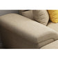 Casual Pillow Top Arm Sectional 37.4"H Removable Cushions Sofa and Chaise Clearhalo 'furn' 'furn_sectionals' 'Furniture' 'furniture_sectionals' 'kitchen' 'kitchen_sectionals' 'Living Room Furniture' 'Sectionals' 4856439