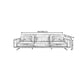 Mid-Century Modern Square Arm Sofa and Chaise Genuine Leather Sectional for Living Room Clearhalo 'furn' 'furn_sectionals' 'Furniture' 'furniture_sectionals' 'kitchen' 'kitchen_sectionals' 'Living Room Furniture' 'Sectionals' 4856534