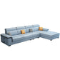 Contemporary L-shape Sectionals Right Hand Facing Sofa and Chaise for Living Room Blue Clearhalo 'furn' 'furn_sectionals' 'Furniture' 'furniture_sectionals' 'kitchen' 'kitchen_sectionals' 'Living Room Furniture' 'Sectionals' 4856550