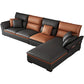 Modern Pillow Top Arm Sofa 37.4"High 4-seat Cushion Back Sectionals with Storage 110"L x 67"W x 37"H Dark Gray Clearhalo 'furn' 'furn_sectionals' 'Furniture' 'furniture_sectionals' 'kitchen' 'kitchen_sectionals' 'Living Room Furniture' 'Sectionals' 4856727