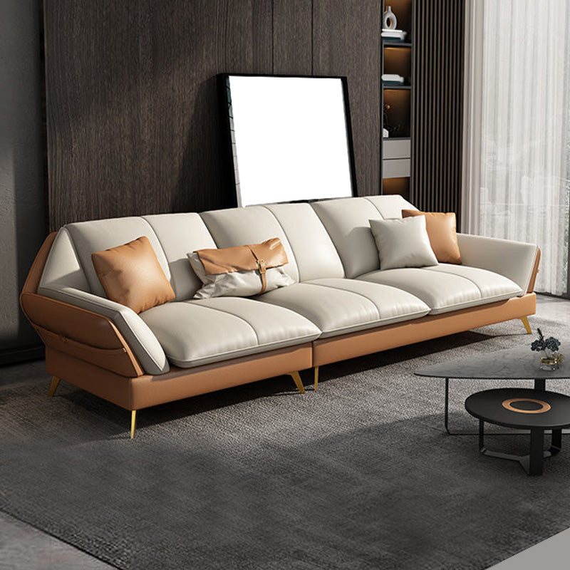 Contemporary Cushion Back Sectional Removable Cushions Storage Sofa and Chaise 100"L x 37"W x 33"H Latex Clearhalo 'furn' 'furn_sectionals' 'Furniture' 'furniture_sectionals' 'kitchen' 'kitchen_sectionals' 'Living Room Furniture' 'Sectionals' 4856811_b61ef26e-e1a3-4091-932f-0c944e32f426