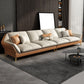 Contemporary Cushion Back Sectional Removable Cushions Storage Sofa and Chaise 142"L x 37"W x 33"H Latex Clearhalo 'furn' 'furn_sectionals' 'Furniture' 'furniture_sectionals' 'kitchen' 'kitchen_sectionals' 'Living Room Furniture' 'Sectionals' 4856814