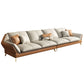 Contemporary Cushion Back Sectional Removable Cushions Storage Sofa and Chaise 142"L x 37"W x 33"H Sponge Clearhalo 'furn' 'furn_sectionals' 'Furniture' 'furniture_sectionals' 'kitchen' 'kitchen_sectionals' 'Living Room Furniture' 'Sectionals' 4856816