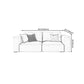 Square Arm Cream Cushion Back Sectional Contemporary Stain-Resistant Sofa Clearhalo 'furn' 'furn_sectionals' 'Furniture' 'furniture_sectionals' 'kitchen' 'kitchen_sectionals' 'Living Room Furniture' 'Sectionals' 4856940