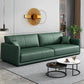 Sewn Pillow Back Sofa 29.53"H Flared Arm Couch for Living Room Dark Green Memory Foam Clearhalo 'furn' 'furn_sofas' 'Furniture' 'furniture_sofas' 'Living Room Furniture' 'Sofa' 'sofas' 4857811