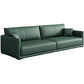 Sewn Pillow Back Sofa 29.53"H Flared Arm Couch for Living Room Dark Green Latex Clearhalo 'furn' 'furn_sofas' 'Furniture' 'furniture_sofas' 'Living Room Furniture' 'Sofa' 'sofas' 4857815