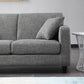 Contemporary 2-seat Sofa Square Arm Settee with Removable Cushions Clearhalo 'furn' 'furn_sofas' 'Furniture' 'furniture_sofas' 'Living Room Furniture' 'Sofa' 'sofas' 4857832