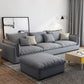 Contemporary Stationary Living Room Couch Gray Pillow Top Arm Sofa 83"L x 35"W x 27"H Cotton Clearhalo 'furn' 'furn_sofas' 'Furniture' 'furniture_sofas' 'Living Room Furniture' 'Sofa' 'sofas' 4857874