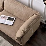 Stationary Faux Leather Living Room Pillow Top Arm Standard Sofa Clearhalo 'furn' 'furn_sofas' 'Furniture' 'furniture_sofas' 'Living Room Furniture' 'Sofa' 'sofas' 4857951