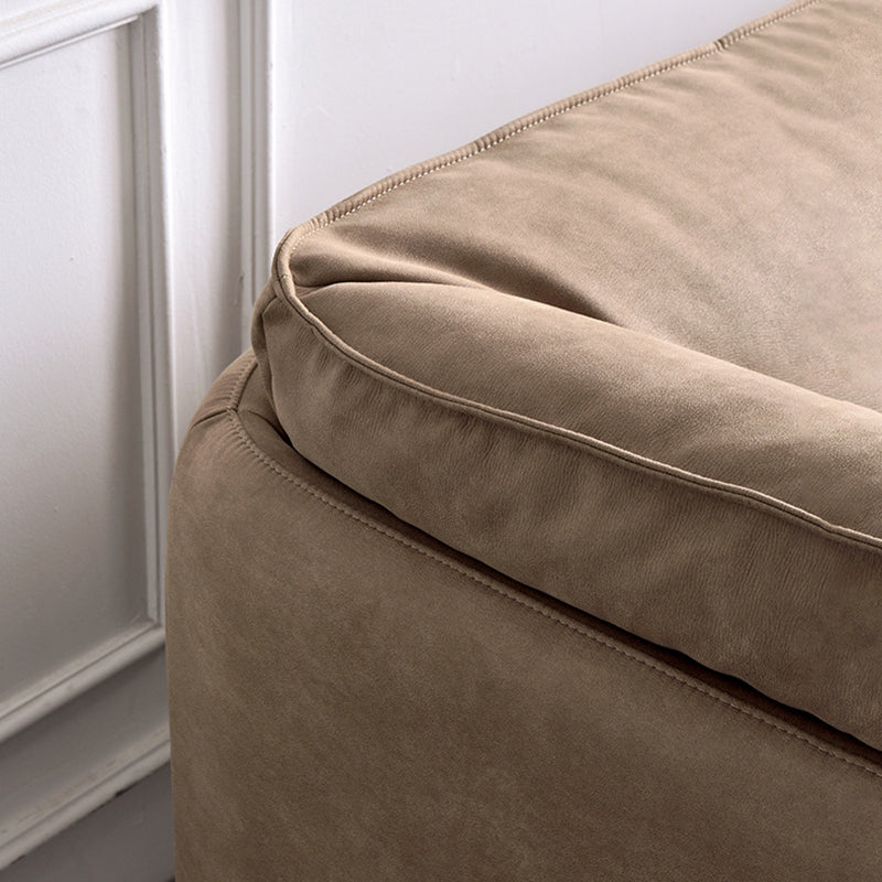 Stationary Faux Leather Living Room Pillow Top Arm Standard Sofa Clearhalo 'furn' 'furn_sofas' 'Furniture' 'furniture_sofas' 'Living Room Furniture' 'Sofa' 'sofas' 4857952