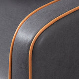 Scandinavian Tight Back Sofa Square Arm Loveseat with 4 Wooden Legs Clearhalo 'furn' 'furn_sofas' 'Furniture' 'furniture_sofas' 'Living Room Furniture' 'Sofa' 'sofas' 4857971