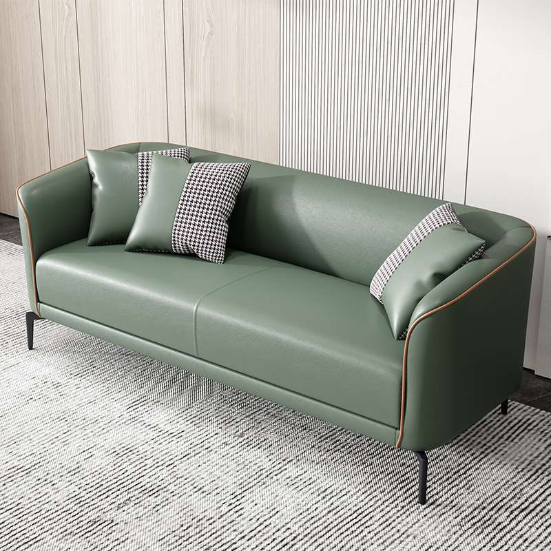 Scandinavian Tight Back Sofa Tuxedo Arm Couch for Living Room Green Clearhalo 'furn' 'furn_sofas' 'Furniture' 'furniture_sofas' 'Living Room Furniture' 'Sofa' 'sofas' 4857986