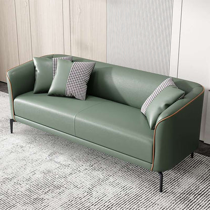 Scandinavian Tight Back Sofa Tuxedo Arm Couch for Living Room Green Clearhalo 'furn' 'furn_sofas' 'Furniture' 'furniture_sofas' 'Living Room Furniture' 'Sofa' 'sofas' 4857986