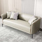 Scandinavian Tight Back Sofa Tuxedo Arm Couch for Living Room Off-White Clearhalo 'furn' 'furn_sofas' 'Furniture' 'furniture_sofas' 'Living Room Furniture' 'Sofa' 'sofas' 4857988