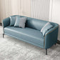 Scandinavian Tight Back Sofa Tuxedo Arm Couch for Living Room Blue Clearhalo 'furn' 'furn_sofas' 'Furniture' 'furniture_sofas' 'Living Room Furniture' 'Sofa' 'sofas' 4857990
