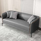 Scandinavian Tight Back Sofa Tuxedo Arm Couch for Living Room Grey Clearhalo 'furn' 'furn_sofas' 'Furniture' 'furniture_sofas' 'Living Room Furniture' 'Sofa' 'sofas' 4857994