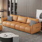 Contemporary Stationary Living Room Couch Tuxedo Arm 3-seat Sofa 85"L x 37"W x 32"H Nappa Clearhalo 'furn' 'furn_sofas' 'Furniture' 'furniture_sofas' 'Living Room Furniture' 'Sofa' 'sofas' 4858000