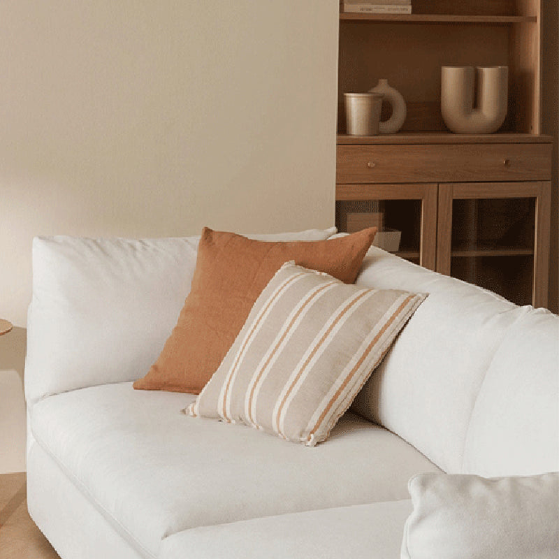 Pillow Top Arm Loveseat Sponge/Down Filled Cushions Sofa with Loose Back Clearhalo 'furn' 'furn_sofas' 'Furniture' 'furniture_sofas' 'Living Room Furniture' 'Sofa' 'sofas' 4858027