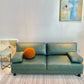 Contemporary Faux Leather/Cotton Blend Loveseat Pillow Top Arm Sofa Blackish Green Clearhalo 'furn' 'furn_sofas' 'Furniture' 'furniture_sofas' 'Living Room Furniture' 'Sofa' 'sofas' 4858053