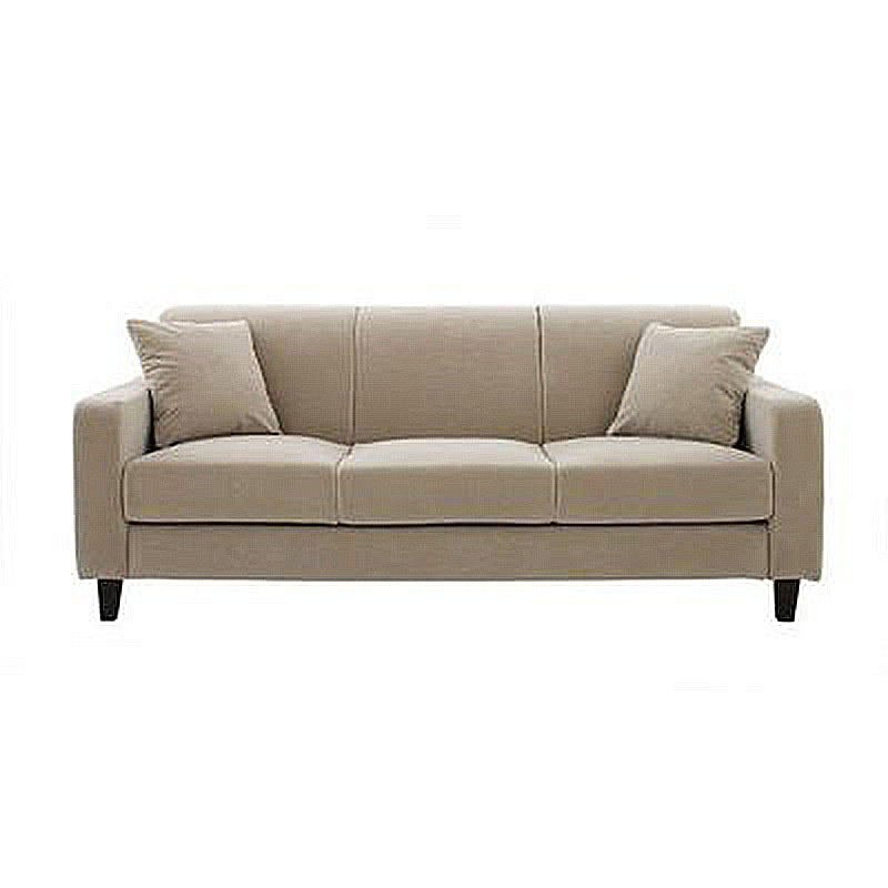Contemporary Velvet/Linen Couch Square Arm Sofa with Loose Back Light Gray Velvet Clearhalo 'furn' 'furn_sofas' 'Furniture' 'furniture_sofas' 'Living Room Furniture' 'Sofa' 'sofas' 4858098
