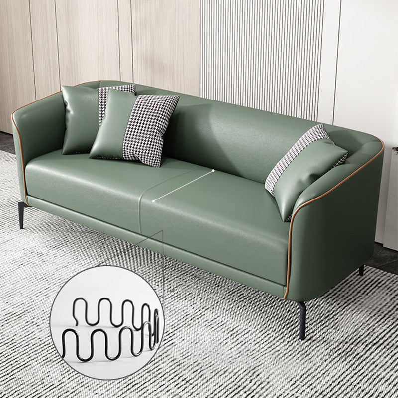 Scandinavian 25.6"H Tuxedo Arm Sofa Tight Back Settee for Living Room Clearhalo 'furn' 'furn_sofas' 'Furniture' 'furniture_sofas' 'Living Room Furniture' 'Sofa' 'sofas' 4858259