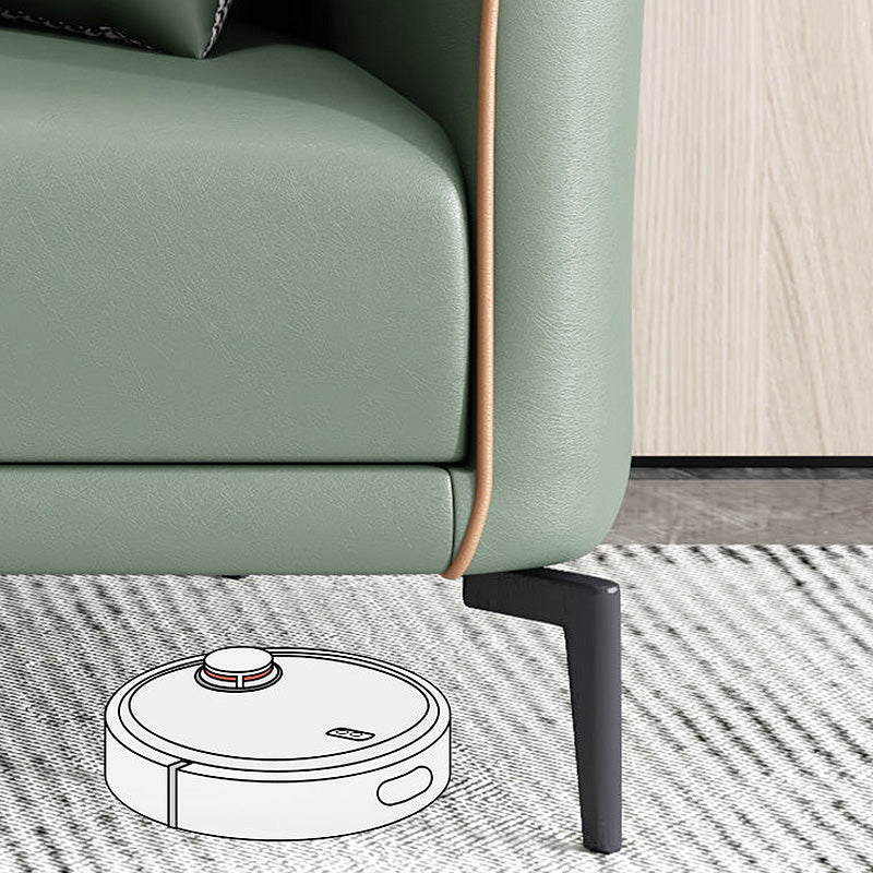 Scandinavian 25.6"H Tuxedo Arm Sofa Tight Back Settee for Living Room Clearhalo 'furn' 'furn_sofas' 'Furniture' 'furniture_sofas' 'Living Room Furniture' 'Sofa' 'sofas' 4858262