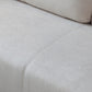 Contemporary Square Arm Cushions Leather and Cotton Blend Settee Couch Clearhalo 'furn' 'furn_sofas' 'Furniture' 'furniture_sofas' 'Living Room Furniture' 'Sofa' 'sofas' 4858294