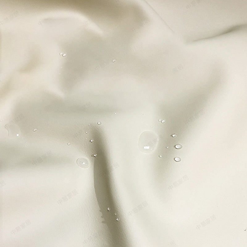 Stain-Resistant Leather Couch Square Arm Standard Settee in White Clearhalo 'furn' 'furn_sofas' 'Furniture' 'furniture_sofas' 'Living Room Furniture' 'Sofa' 'sofas' 4858482