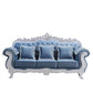 Traditional Camel Back CouchFlared Arm Settee for Three People Clearhalo 'furn' 'furn_sofas' 'Furniture' 'furniture_sofas' 'Living Room Furniture' 'Sofa' 'sofas' 4858508