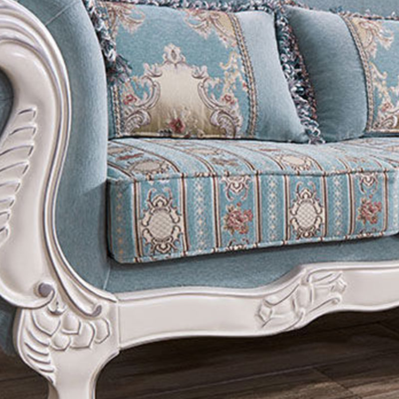 Traditional Camel Back CouchFlared Arm Settee for Three People Clearhalo 'furn' 'furn_sofas' 'Furniture' 'furniture_sofas' 'Living Room Furniture' 'Sofa' 'sofas' 4858514