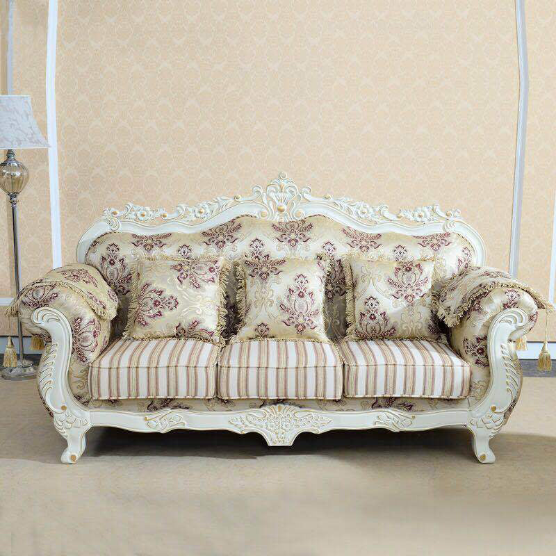 Traditional Camel Back CouchFlared Arm Settee for Three People Yellow White Clearhalo 'furn' 'furn_sofas' 'Furniture' 'furniture_sofas' 'Living Room Furniture' 'Sofa' 'sofas' 4858515