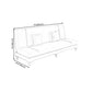 Contemporary Tight Back Armless Settee Convertible Linen Sofa Bed Clearhalo 'furn' 'furn_sofas' 'Furniture' 'furniture_sofas' 'Living Room Furniture' 'Sofa' 'sofas' 4858600