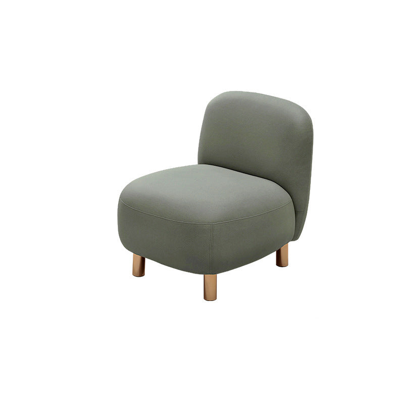 Mid-Century Modern 27.56"H Faux Leather Sofa Tight Back Settee for Living Room 24"L x 28"W x 28"H Green Clearhalo 'furn' 'furn_sofas' 'Furniture' 'furniture_sofas' 'Living Room Furniture' 'Sofa' 'sofas' 4858658