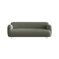 Mid-Century Modern 27.56"H Faux Leather Sofa Tight Back Settee for Living Room 63"L x 31"W x 28"H Green Clearhalo 'furn' 'furn_sofas' 'Furniture' 'furniture_sofas' 'Living Room Furniture' 'Sofa' 'sofas' 4858669
