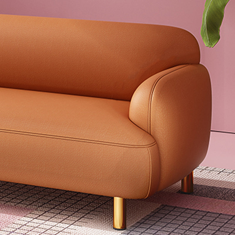 Scandinavian Recessed Arm Sofa Tight Back Settee for Living Room Clearhalo 'furn' 'furn_sofas' 'Furniture' 'furniture_sofas' 'Living Room Furniture' 'Sofa' 'sofas' 4858697