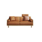 Stationary Stain-Resistant Faux Leather Settee Living Room Pillow Top Arm Sofa Clearhalo 'furn' 'furn_sofas' 'Furniture' 'furniture_sofas' 'Living Room Furniture' 'Sofa' 'sofas' 4858728