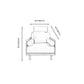 Stationary Stain-Resistant Faux Leather Settee Living Room Pillow Top Arm Sofa Clearhalo 'furn' 'furn_sofas' 'Furniture' 'furniture_sofas' 'Living Room Furniture' 'Sofa' 'sofas' 4858737