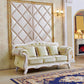 Tight and Tufted Split-Back Rolled Arm Sofa Couch for Three People Off-White Clearhalo 'furn' 'furn_sofas' 'Furniture' 'furniture_sofas' 'Living Room Furniture' 'Sofa' 'sofas' 4858764