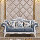 Tight and Tufted Split-Back Rolled Arm Sofa Couch for Three People Lake Blue-White Clearhalo 'furn' 'furn_sofas' 'Furniture' 'furniture_sofas' 'Living Room Furniture' 'Sofa' 'sofas' 4858766