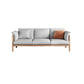Stationary Cotton 3-seater Settee Living Room Pillow Top Arm Sofa Light Gray Natural Wood Clearhalo 'furn' 'furn_sofas' 'Furniture' 'furniture_sofas' 'Living Room Furniture' 'Sofa' 'sofas' 4858816