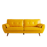Contemporary Button-tufted Sofa Flared Arm Couch for Apartment Clearhalo 'furn' 'furn_sofas' 'Furniture' 'furniture_sofas' 'Living Room Furniture' 'Sofa' 'sofas' 4858845