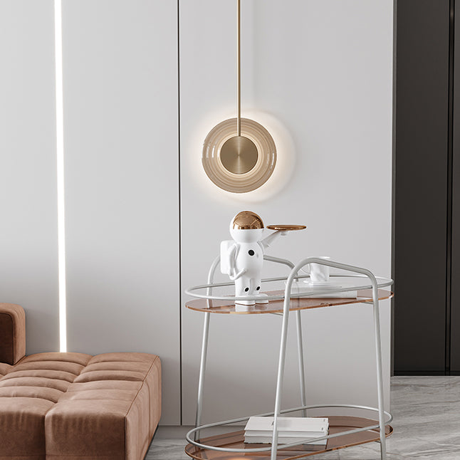 Metal Frame Glass Shelf Etagere Bookshelf with Caster Wheels,25.6"L x 13"W x 27.2"H Clearhalo 'Bookcases' 'furn' 'furn_bookcases' 'Furniture' 'furniture_bookcases' 'Office Furniture' 4859049