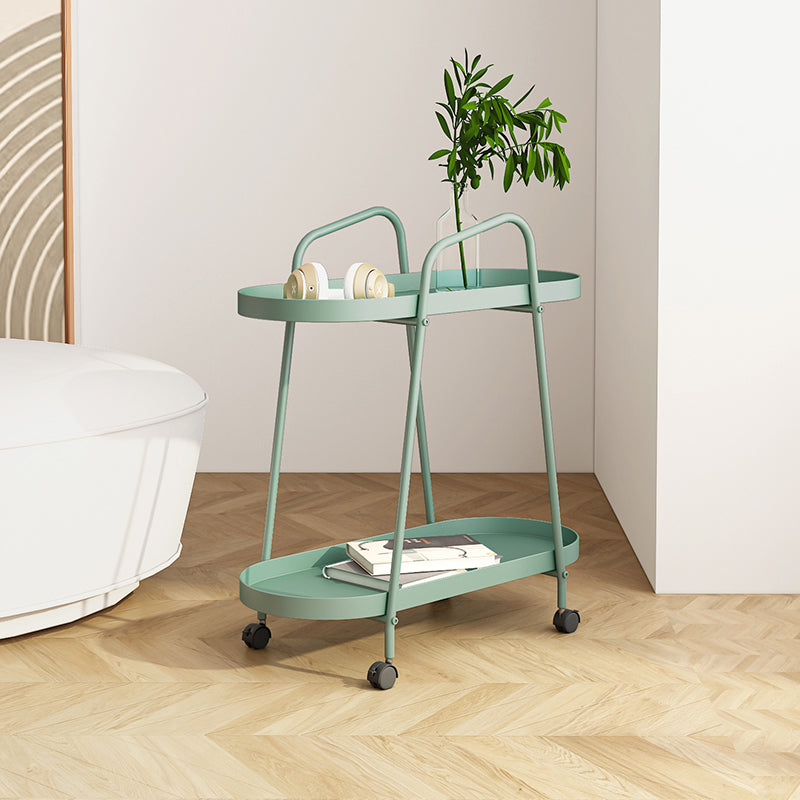 Scandinavian Iron Etagere Bookshelf with Caster Wheels,23.6"L x 11"W x 25.2"H Clearhalo 'Bookcases' 'furn' 'furn_bookcases' 'Furniture' 'furniture_bookcases' 'Office Furniture' 4859051