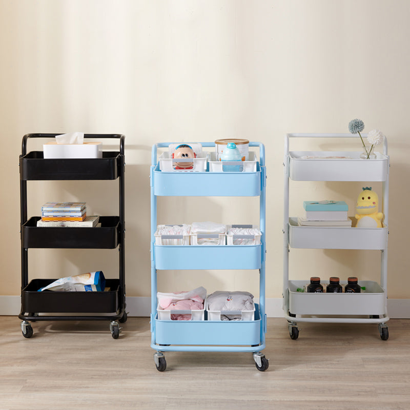 3-Shelf Plastic Geometric Bookcase Contemporary Book Shelf with Wheels Clearhalo 'Bookcases' 'furn' 'furn_bookcases' 'Furniture' 'furniture_bookcases' 'Office Furniture' 4859129