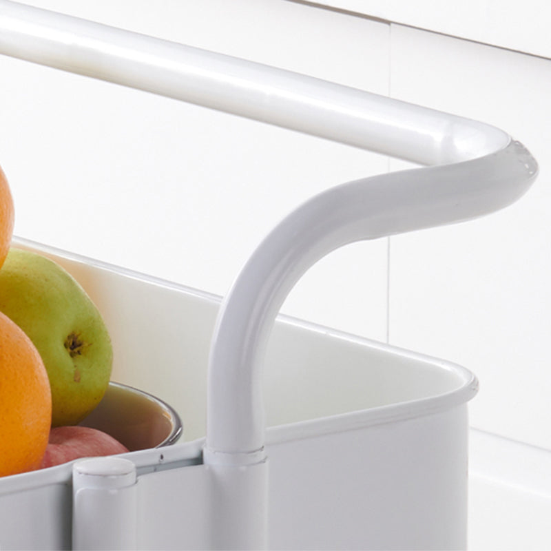 3-Shelf Plastic Geometric Bookcase Contemporary Book Shelf with Wheels Clearhalo 'Bookcases' 'furn' 'furn_bookcases' 'Furniture' 'furniture_bookcases' 'Office Furniture' 4859134