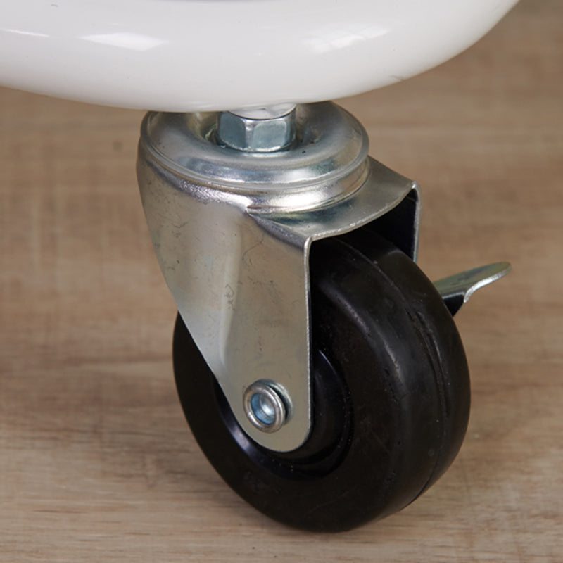 3-Shelf Plastic Geometric Bookcase Contemporary Book Shelf with Wheels Clearhalo 'Bookcases' 'furn' 'furn_bookcases' 'Furniture' 'furniture_bookcases' 'Office Furniture' 4859136